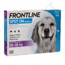 Frontline Hund 20 - 40 Kg 4 und 6 Pipetten